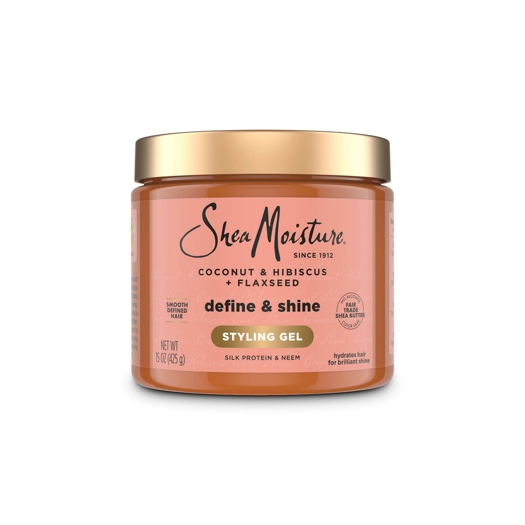 SheaMoisture Coconut & Hibiscus & Flaxseed Define & Shine Styling Gel (425 g) - Sabina London