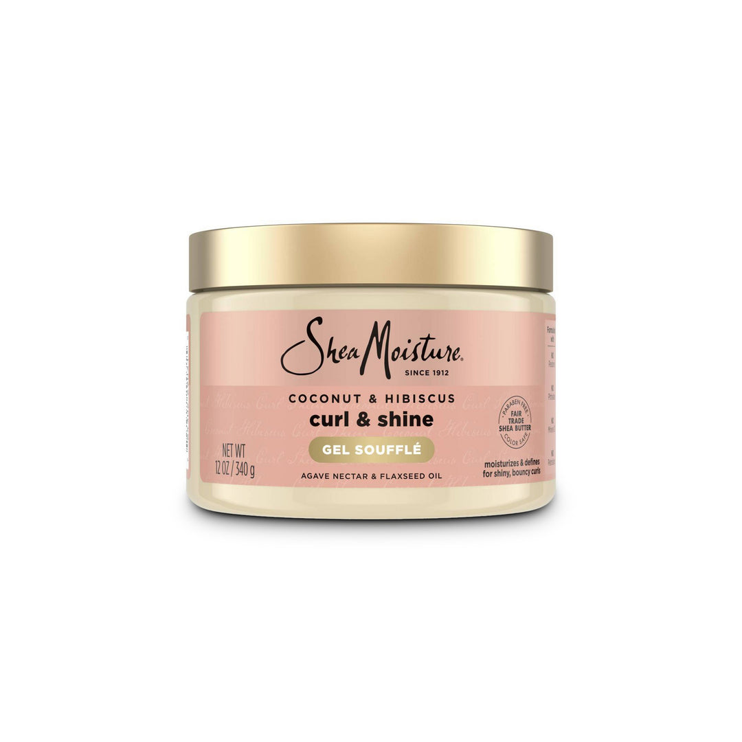 SheaMoisture Coconut & Hibiscus Curling Gel Souffle for Thick, Curly Hair (355 ml) - Sabina London