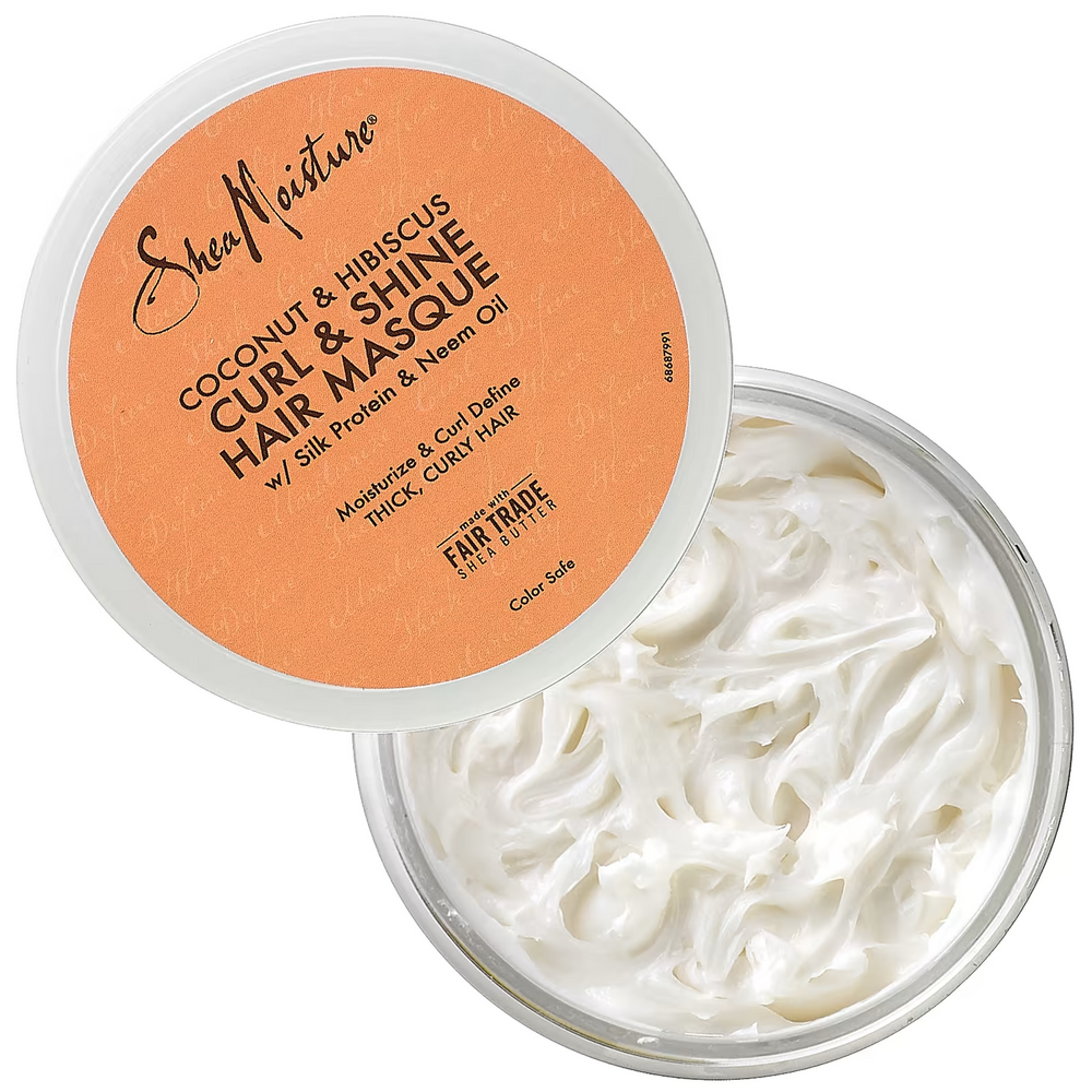 SheaMoisture Coconut & Hibiscus Curl & Shine Hair Masque (340 g) - Sabina London