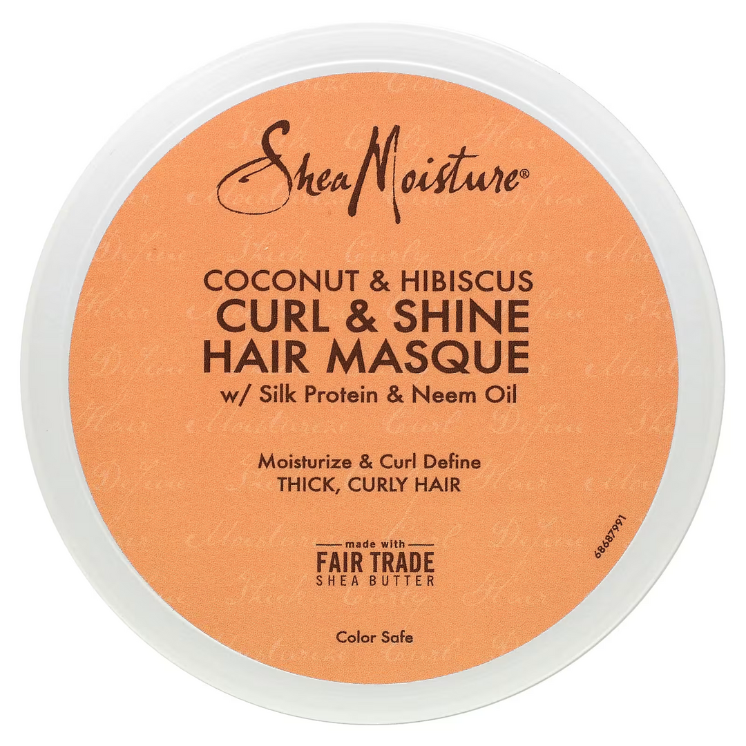 SheaMoisture Coconut & Hibiscus Curl & Shine Hair Masque (340 g) - Sabina London