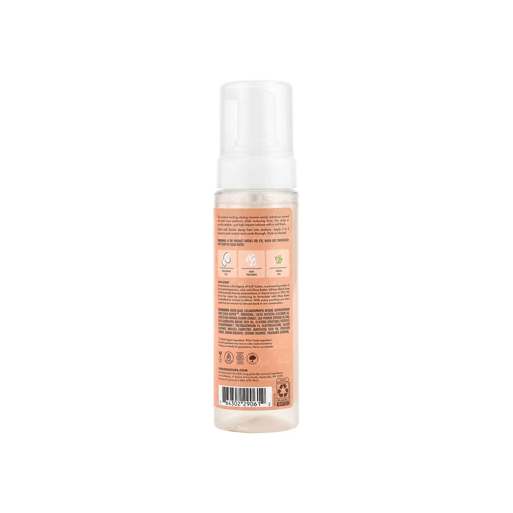 SheaMoisture Coconut & Hibiscus Frizz-Free Curl Mousse with Silk Protein & Neem Oil (222 ml) - Sabina London