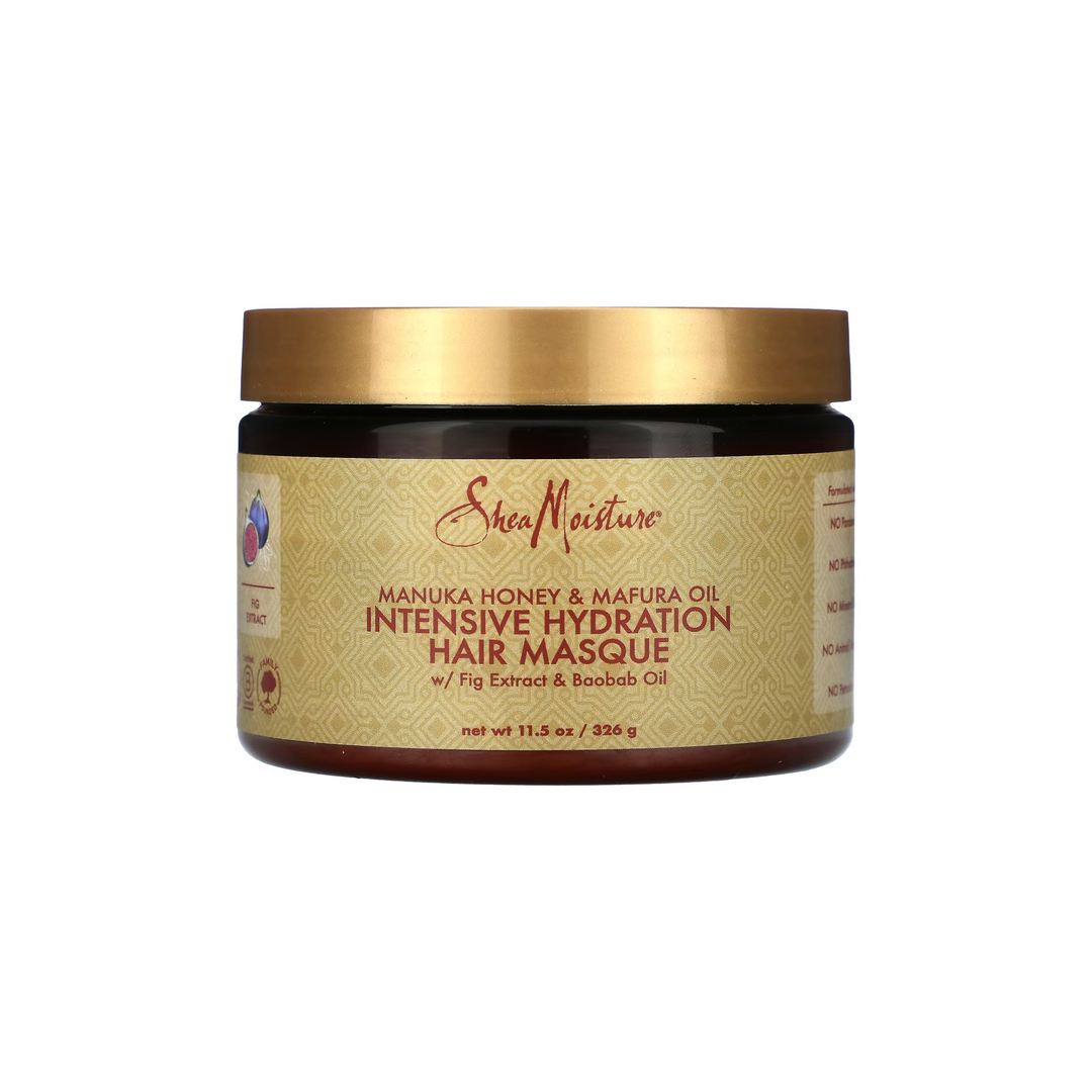 SheaMoisture Manuka Honey & Mafura Oil Intensive Hydration Hair Masque (355 ml) - Sabina London