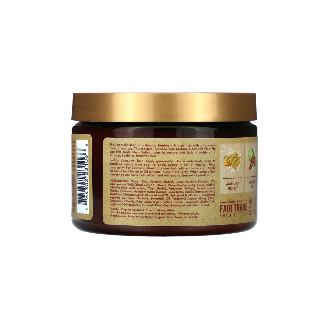 SheaMoisture Manuka Honey & Mafura Oil Intensive Hydration Hair Masque (355 ml) - Sabina London