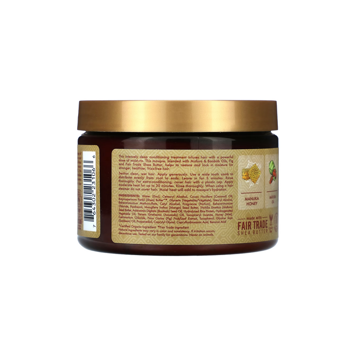SheaMoisture Manuka Honey & Mafura Oil Intensive Hydration Hair Masque (355 ml) - Sabina London
