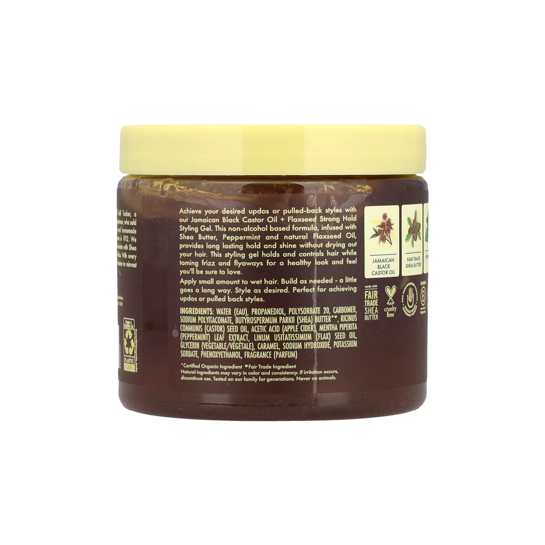 SheaMoisture Jamaican Black Castor Oil & Flaxseed Strong Hold Styling Gel (425 g) - Sabina London