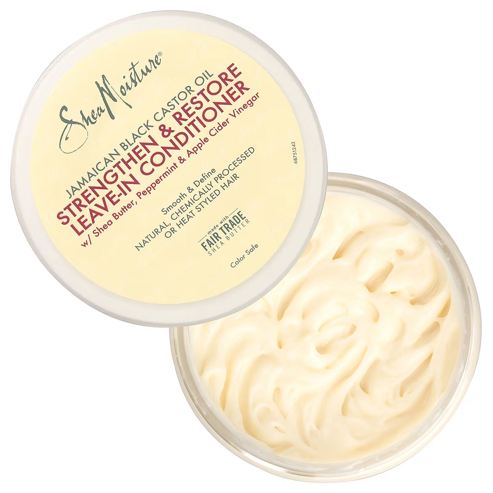 SheaMoisture Jamaican Black Castor Oil Strengthen & Restore Leave-In Conditioner (340 ml) - Sabina London