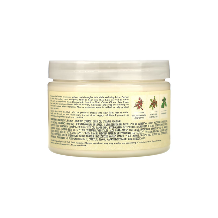 SheaMoisture Jamaican Black Castor Oil Strengthen & Restore Leave-In Conditioner (340 ml) - Sabina London