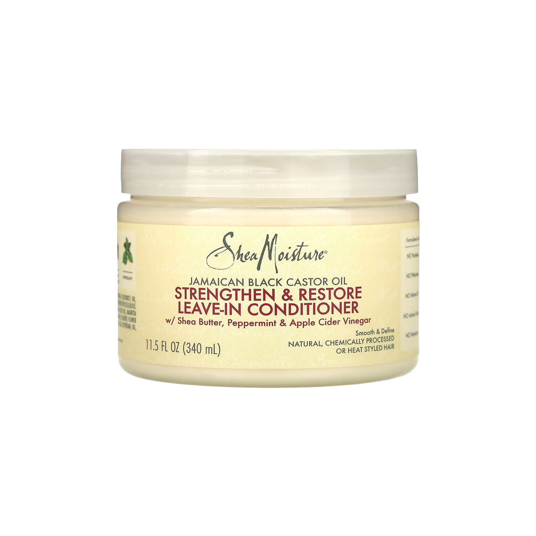 SheaMoisture Jamaican Black Castor Oil Strengthen & Restore Leave-In Conditioner (340 ml) - Sabina London