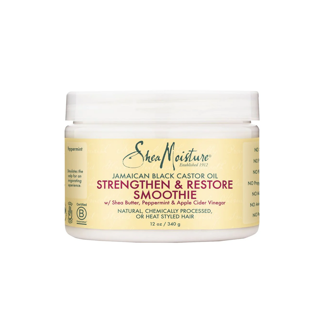 SheaMoisture Jamaican Black Castor Oil Strengthen & Restore Smoothie Cream (340 ml) - Sabina London