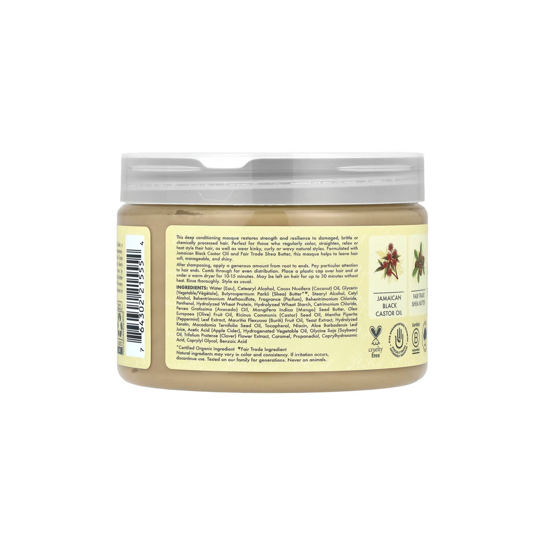 SheaMoisture Jamaican Black Castor Oil Strengthen & Restore Treatment Masque (355 ml) - Sabina London