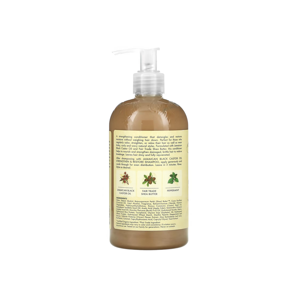 SheaMoisture Jamaican Black Castor Oil Strengthen & Restore Rinse-Out Conditioner (384 ml) - Sabina London