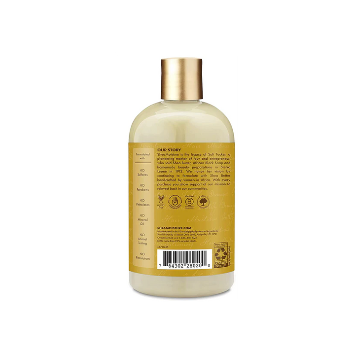 SheaMoisture Raw Shea Butter Deep Moisturizing Shampoo with Argan Oil & Sea Kelp (384 ml) - Sabina London