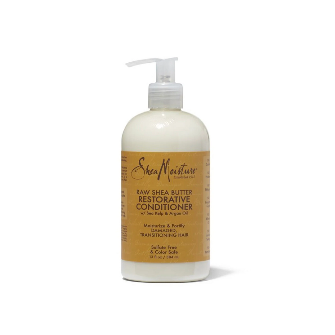 SheaMoisture Raw Shea Butter Restorative Conditioner with Sea Kelp & Argan Oil (379 ml) - Sabina London