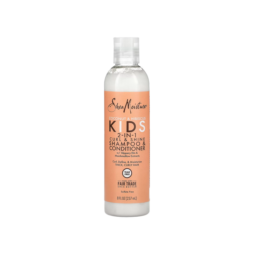 SheaMoisture Kids Coconut & Hibiscus 2-in-1 Curl & Shine Shampoo & Conditioner (237 ml) 