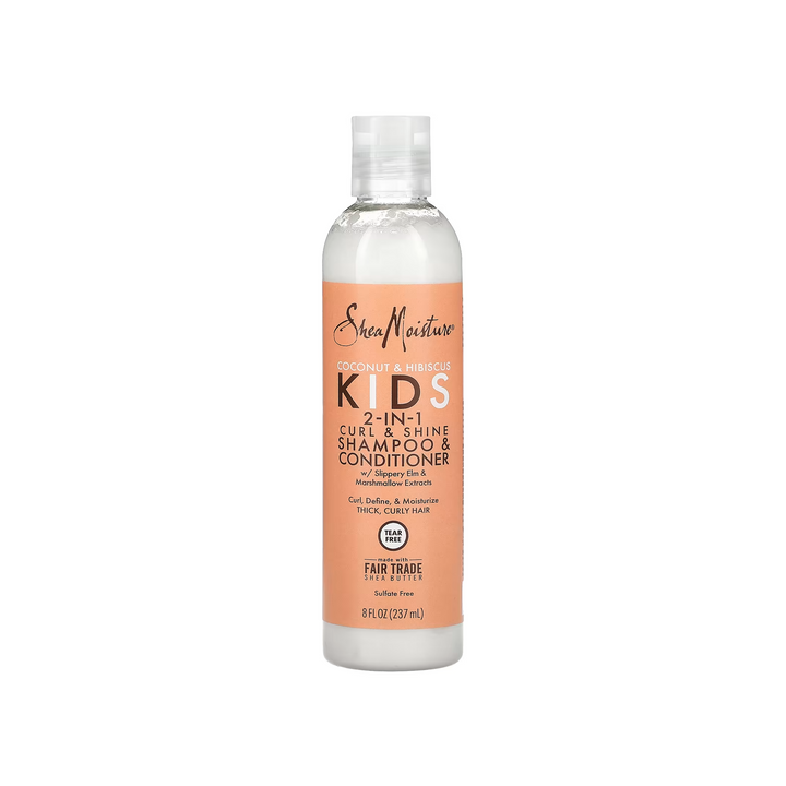 SheaMoisture Kids Coconut & Hibiscus 2-in-1 Curl & Shine Shampoo & Conditioner (237 ml) 