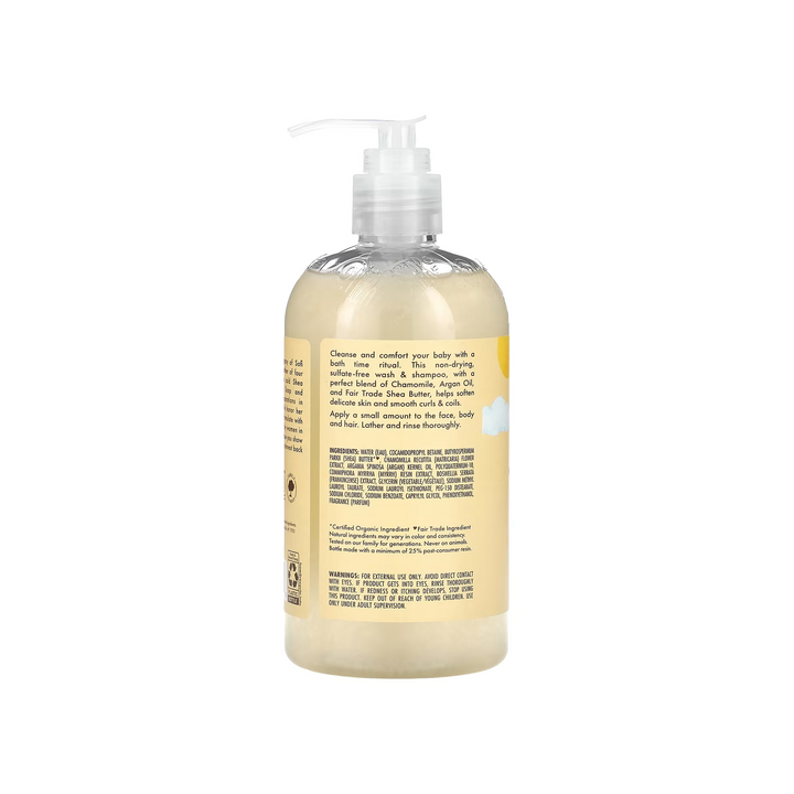SheaMoisture Baby Wash & Shampoo - Raw Shea, Chamomile & Argan Oil (384 ml) 