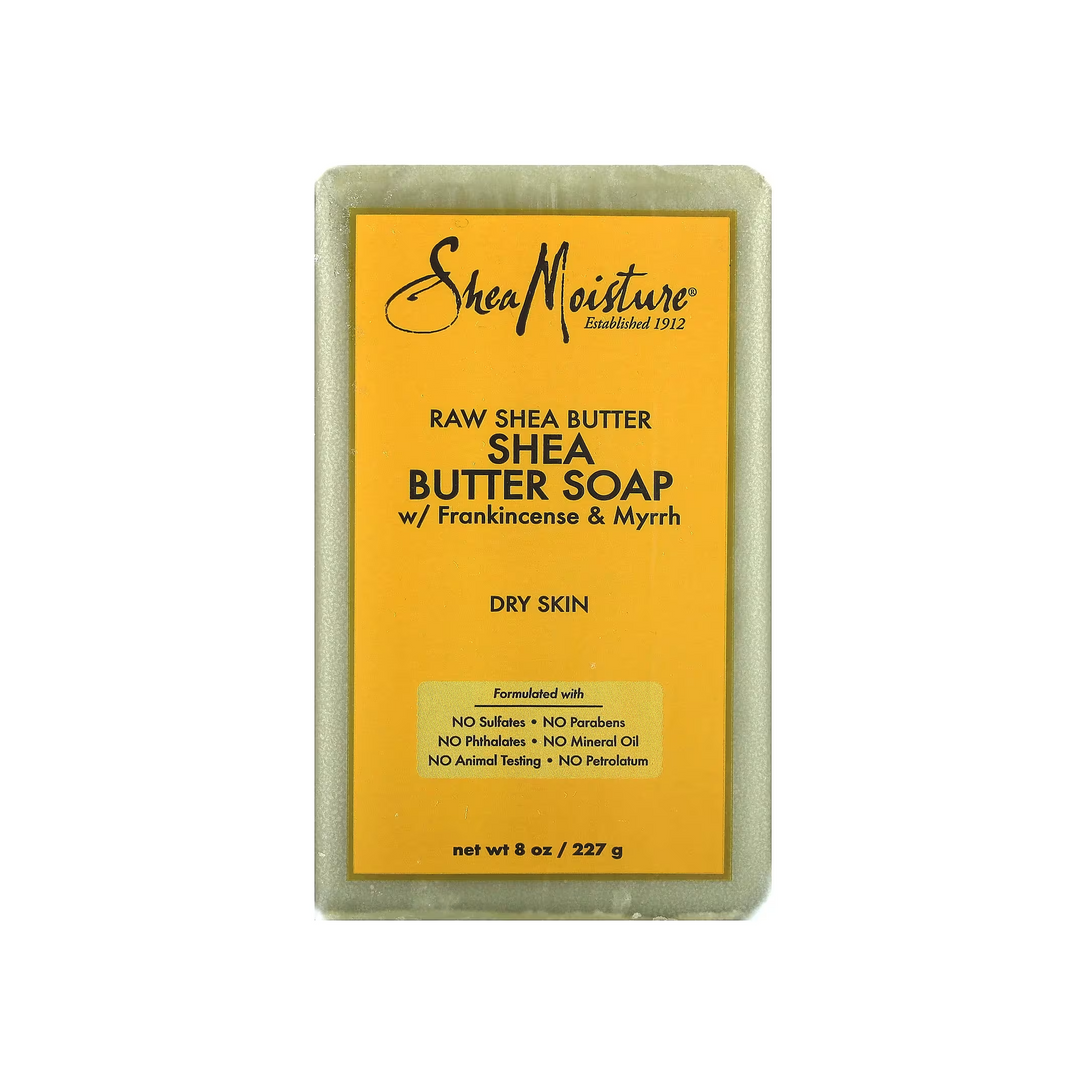 SheaMoisture Raw Shea Butter Deeply Moisturizing Bar Soap for Dry Skin (230 g) 