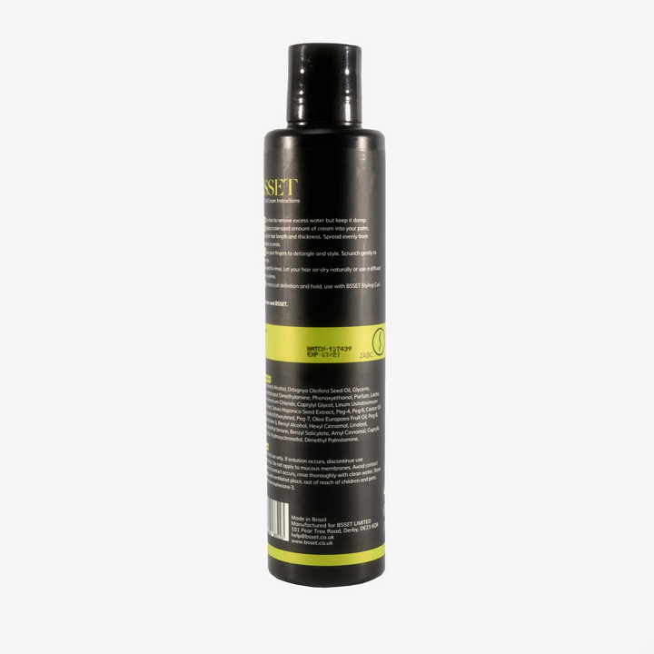BSSET Wavy Curl Cream - Defines Curls & Reduces Frezz, with Hydrating Sea Salt & Glycerin (300 ml) 