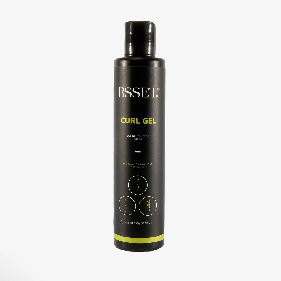 BSSET Curl Gel - Defines & Holds Curls, A Powerful Styling Essential (300 ml) 