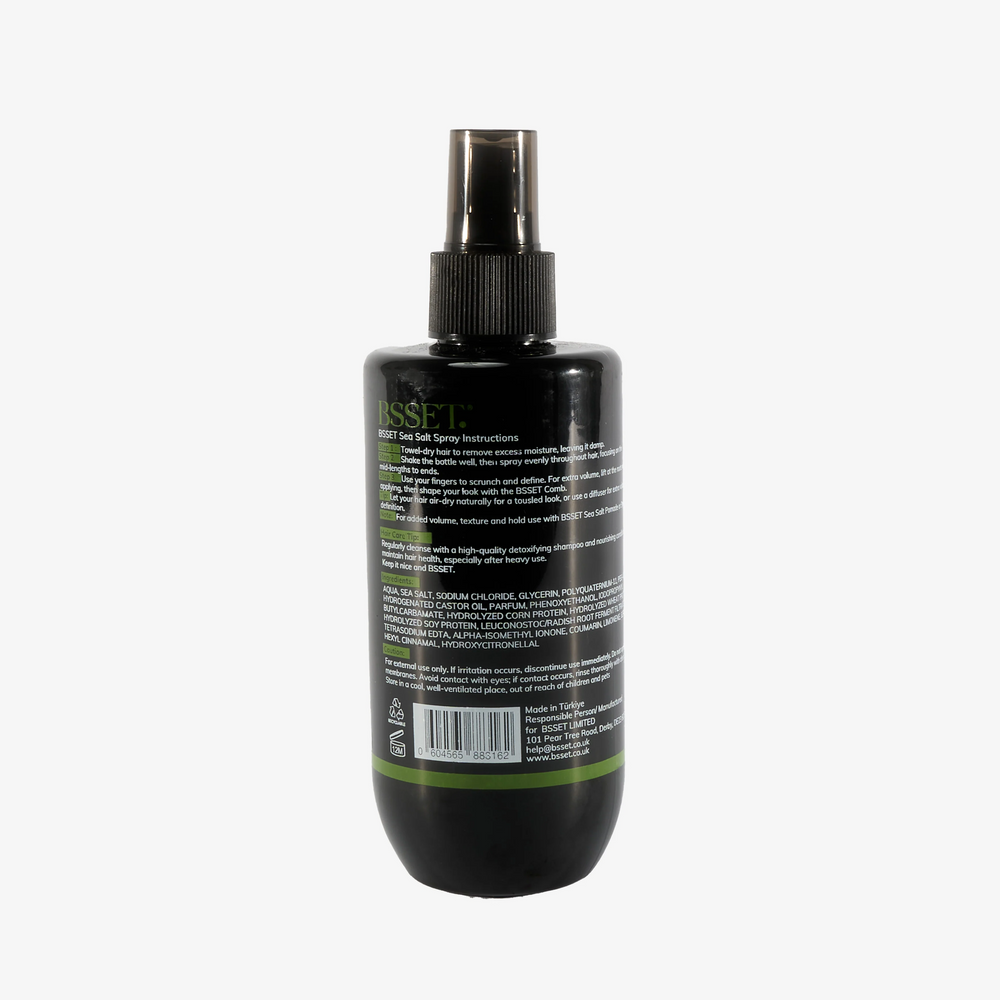 BSSET Sea Salt Texturising & Enhances with Natural Looking Matte Beach Look (250 ml) 