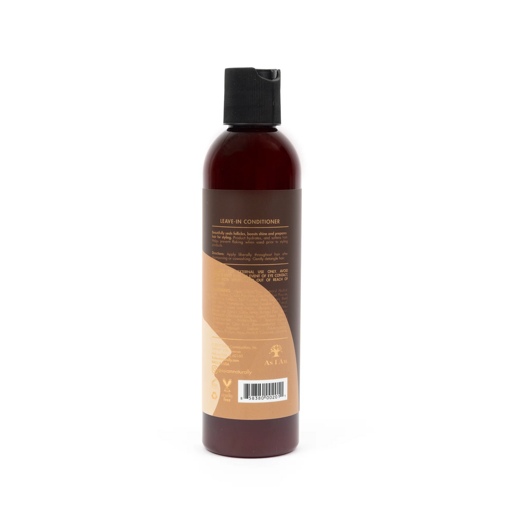 As I Am Classic Coconut Leave-In Conditioner - Nourishing, Strengthening & Detangling Lotion for Soft, Defined Curls (237 ml) 