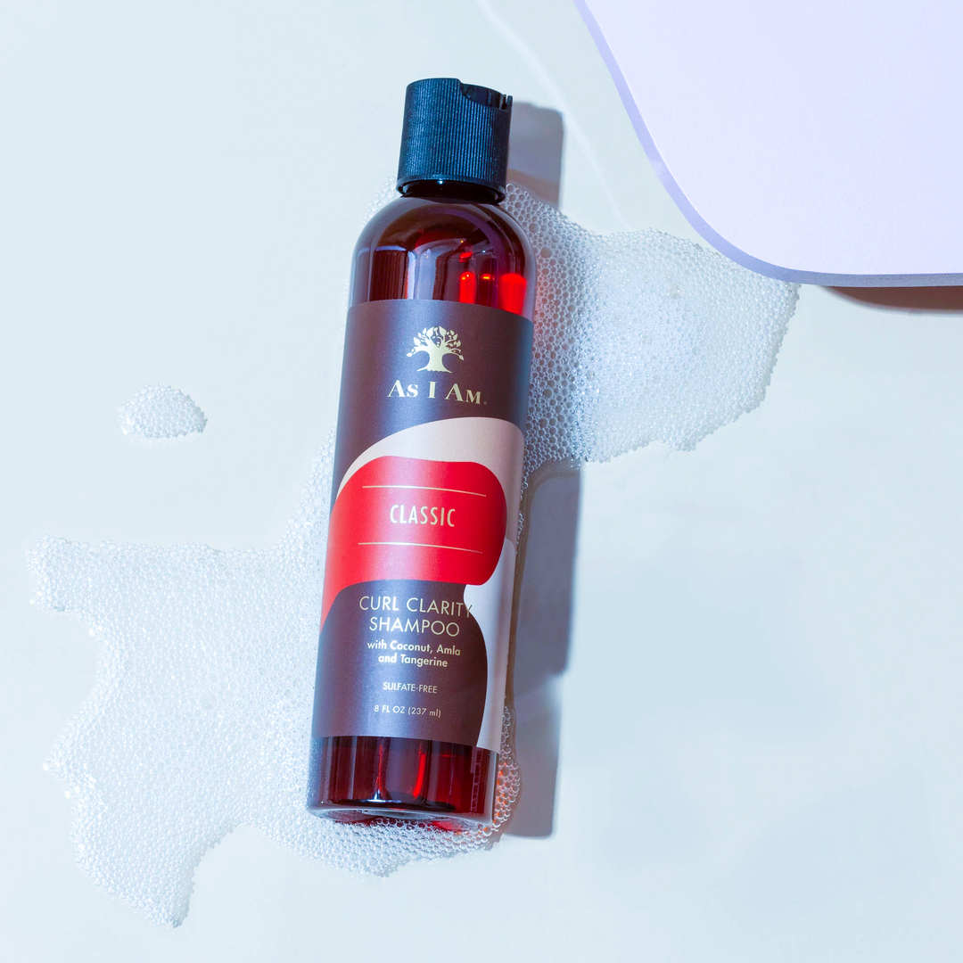 As I Am Classic Curl Clarity Shampoo - Sulfate-Free Clarifying Cleanser with Coconut, Amla & Tangerine for Refreshing Curls (237 ml) 