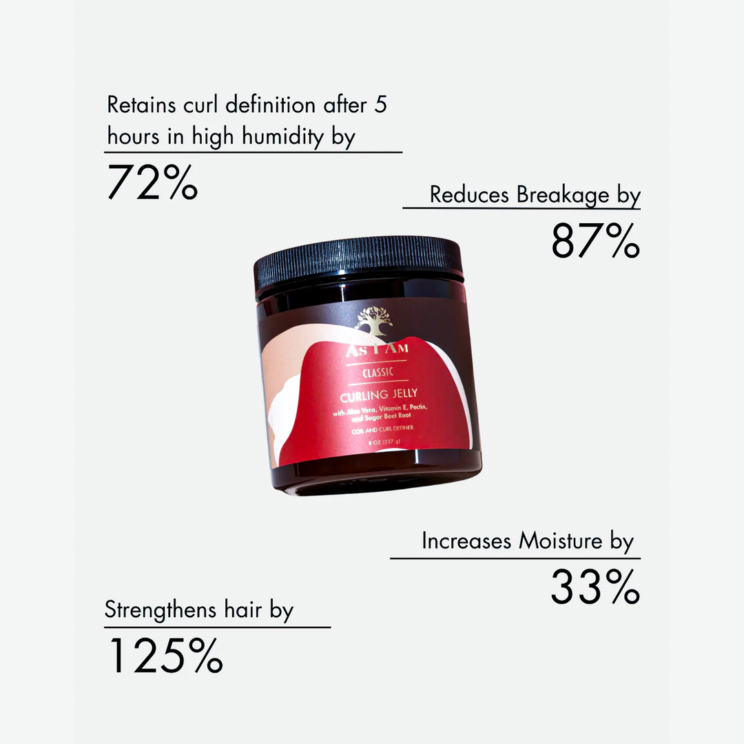 As I Am Classic Curling Jelly - Frizz-Control Curl Defining Gel (237 g) 