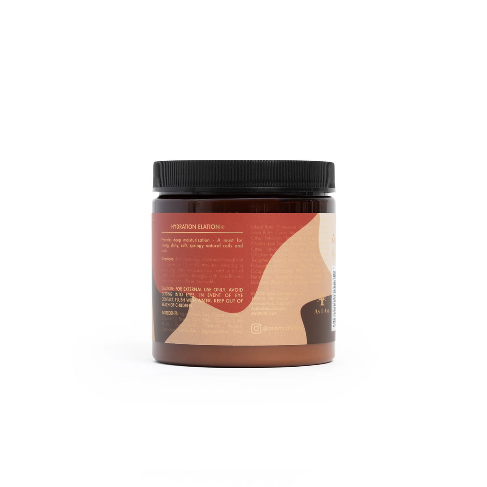 As I Am Classic Hydration Elation Deep Conditioner - Moisturising Treatment for Dry, Brittle & Damaged Hair (237 g) 