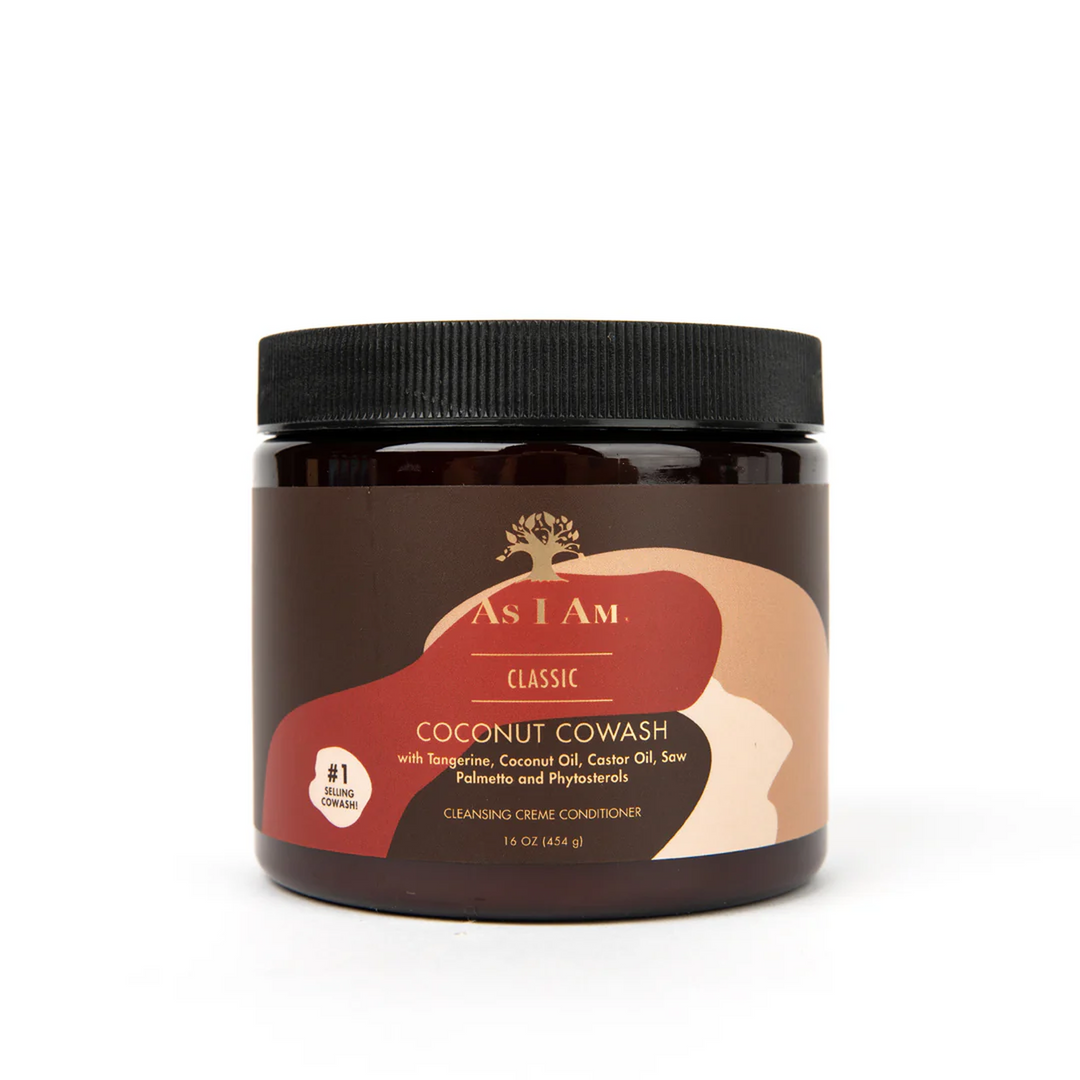 As I Am Classic Coconut CoWash - Gentle Cleansing Cream Conditioner for Curls & Coils (237 g) 