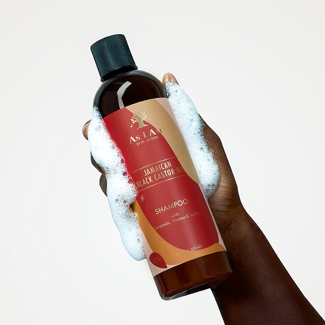 As I Am Jamaican Black Castor Oil Restore & Repair Shampoo - Gentle Daily Cleanser for Scalp Renewal (355 ml) 
