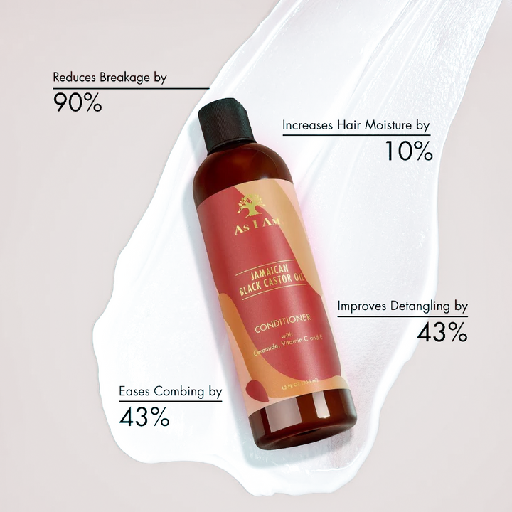 As I Am Jamaican Black Castor Oil - Restore & Repair Conditioner for Moisture & Detangling (355 ml) 