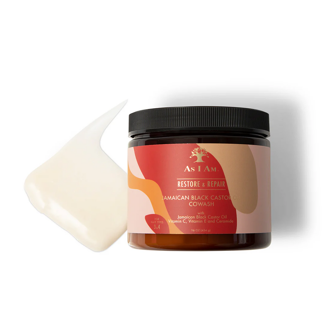 As I Am Jamaican Black Castor Oil Cowash - Restorative Nano-Ceramide Cleansing Conditioner (454 g) 