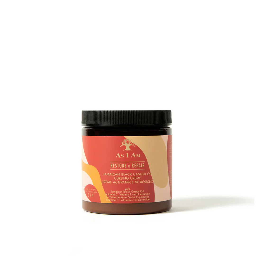 As I Am Jamaican Black Castor Oil Curling Creme - Restore & Repair Styling Cream (227 g) 