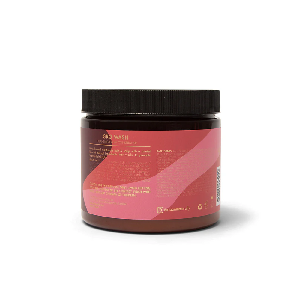 As I Am Long & Luxe Growash Cleansing Creme Conditioner with Pomegranate & Passion Fruit (454 g) 