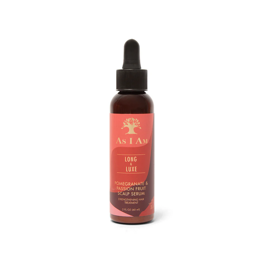 As I Am Long & Luxe Pomegranate & Passion Fruit Scalp Serum - Strengthening Treatment for Dry, Textured Hair  (60 ml) 