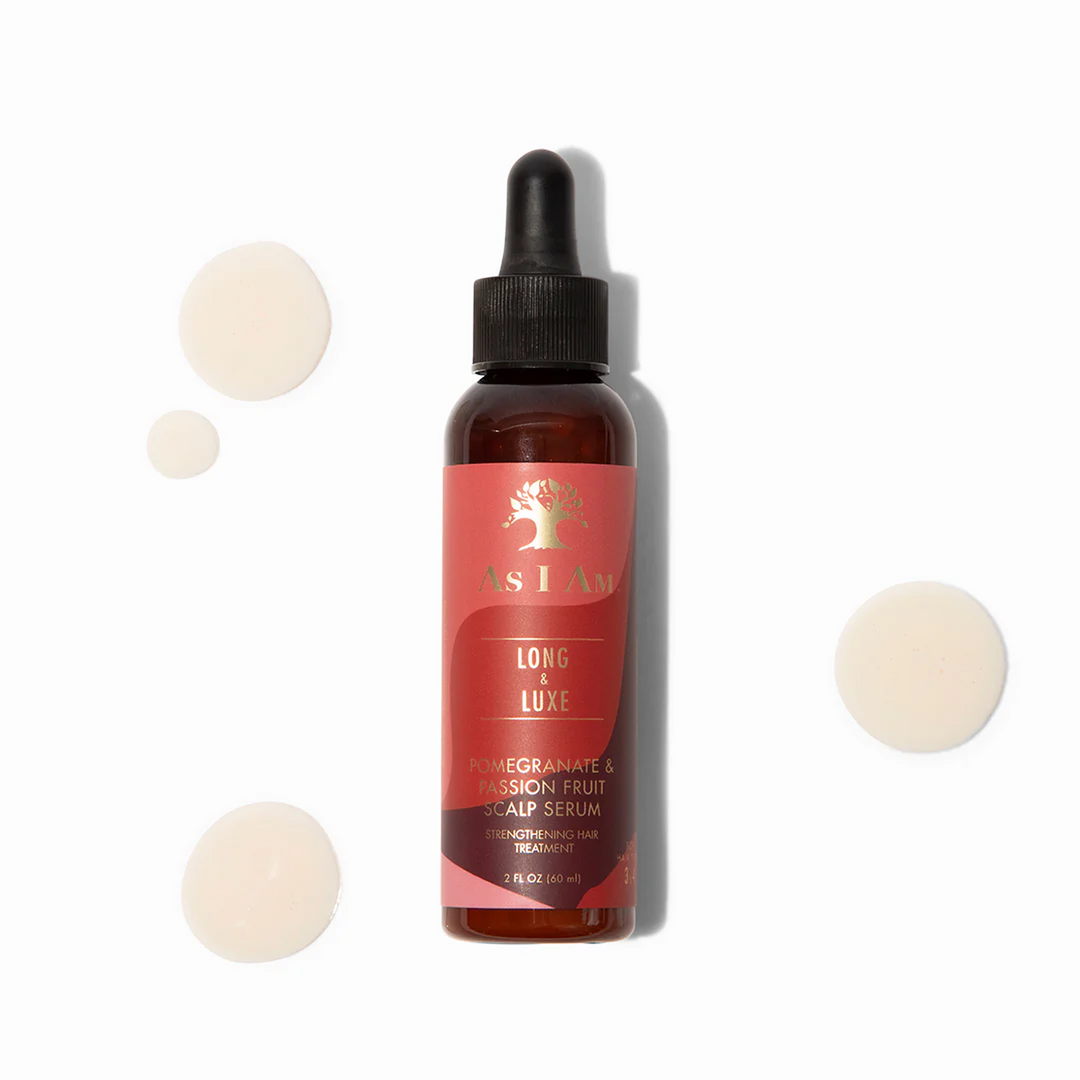 As I Am Long & Luxe Pomegranate & Passion Fruit Scalp Serum - Strengthening Treatment for Dry, Textured Hair  (60 ml) 