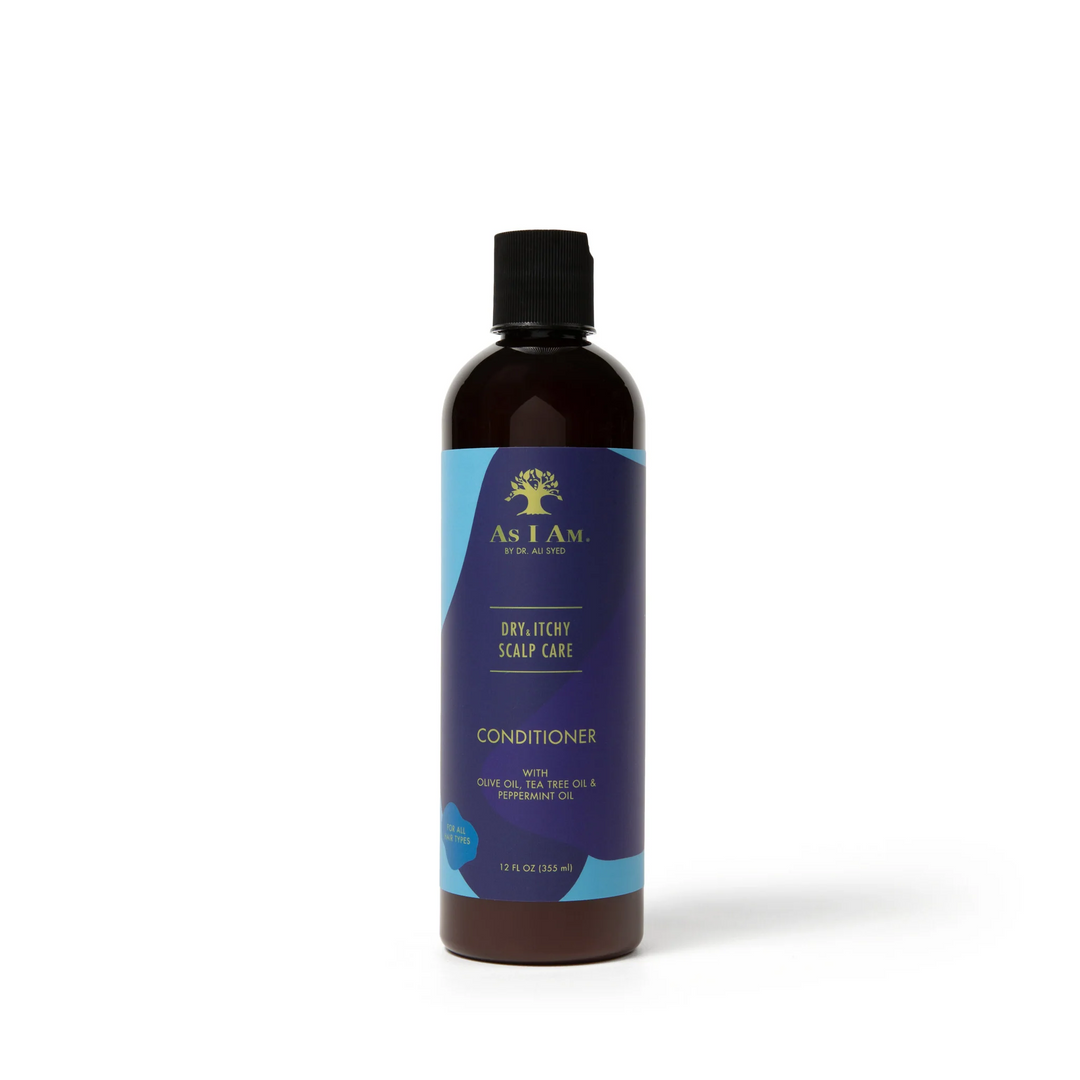As I Am Dry & Itchy Scalp Care Conditioner with Olive, Tea Tree & Peppermint Oils (355 ml) 