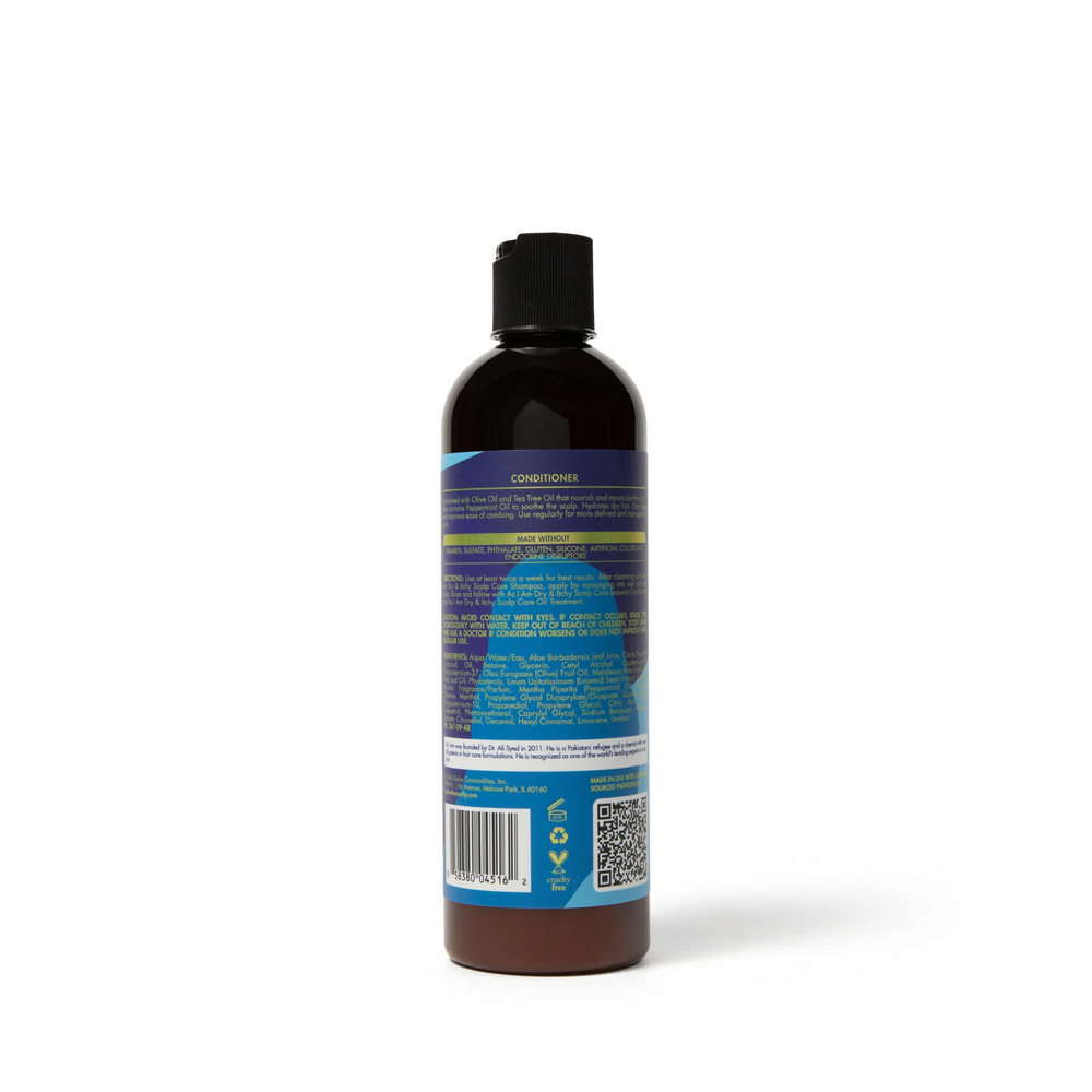 As I Am Dry & Itchy Scalp Care Conditioner with Olive, Tea Tree & Peppermint Oils (355 ml) 