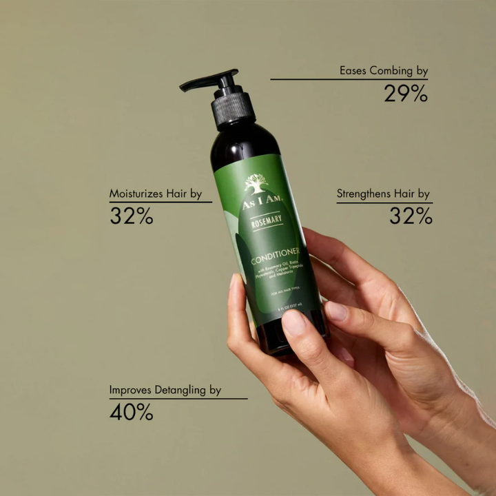 As I Am Rosemary - Conditioner Infused with Biotin, Melatonin & Saw Palmetto (237 ml) 