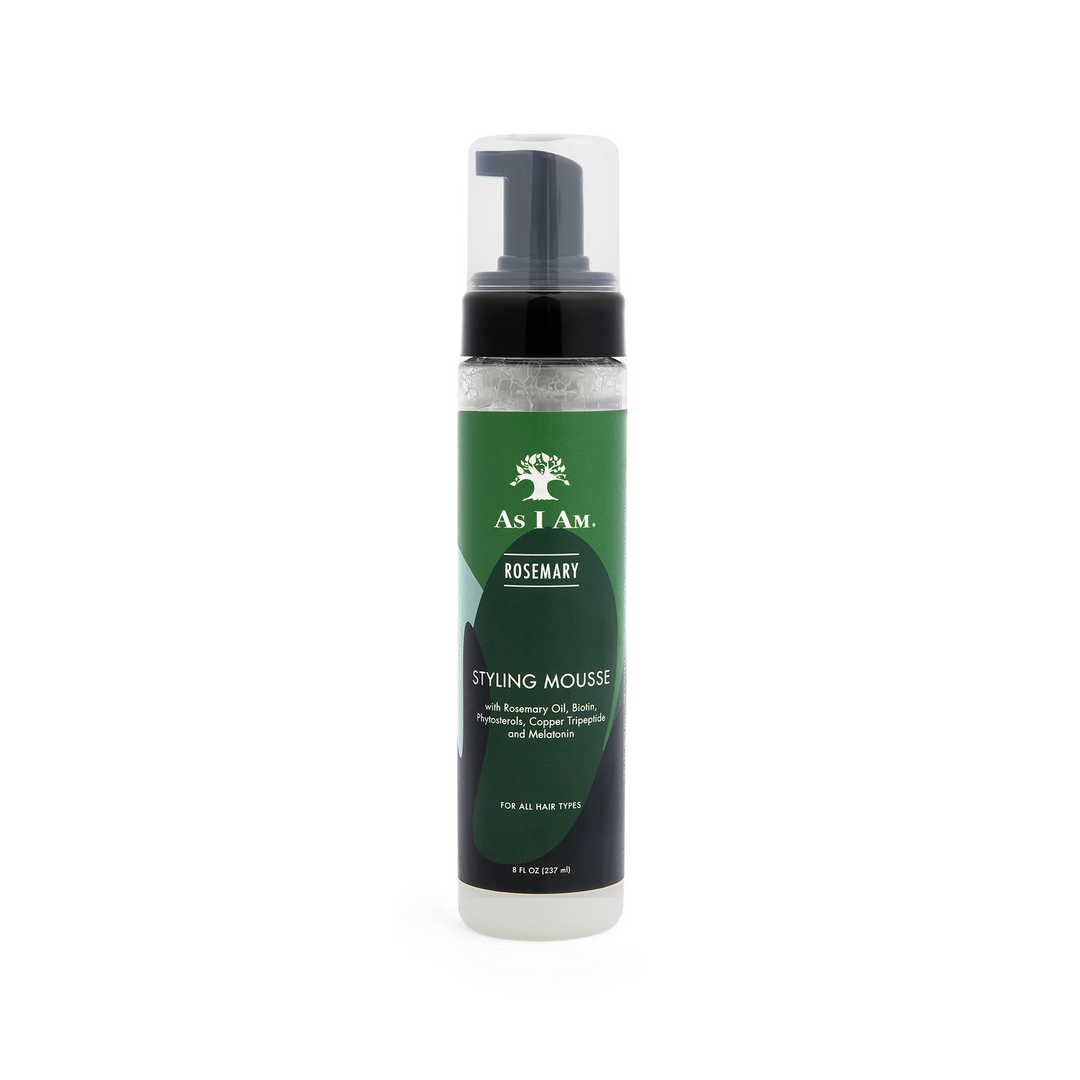 As I Am Rosemary Styling Mousse with Biotin, Phytosterols & Melatonin (237 ml) 