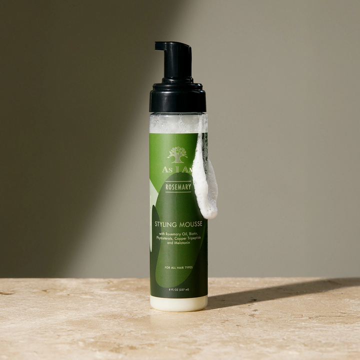 As I Am Rosemary Styling Mousse with Biotin, Phytosterols & Melatonin (237 ml) 