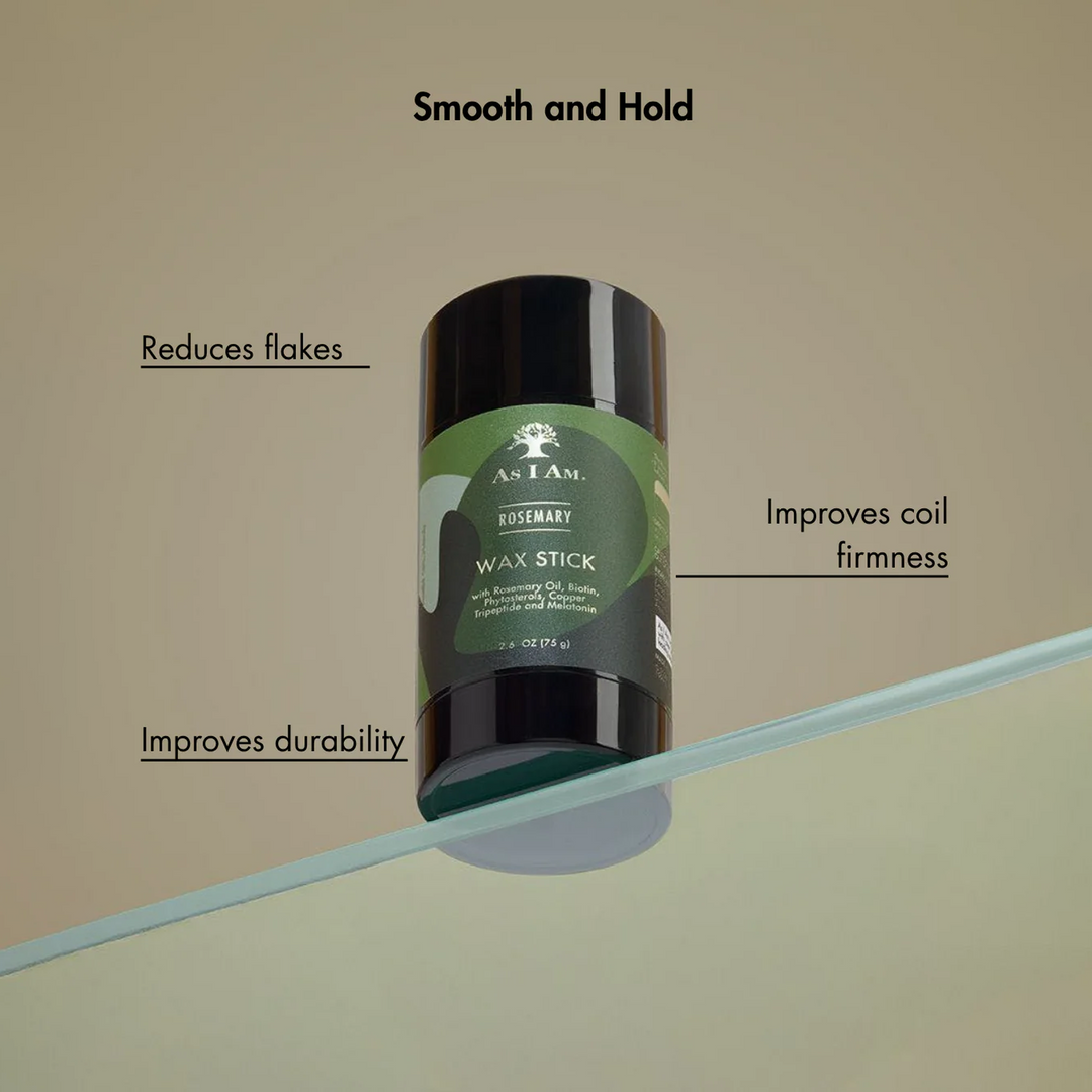 As I Am Rosemary - Rosemary Wax Stick with Biotin, Copper Tripeptide & Melatonin (75 g) 