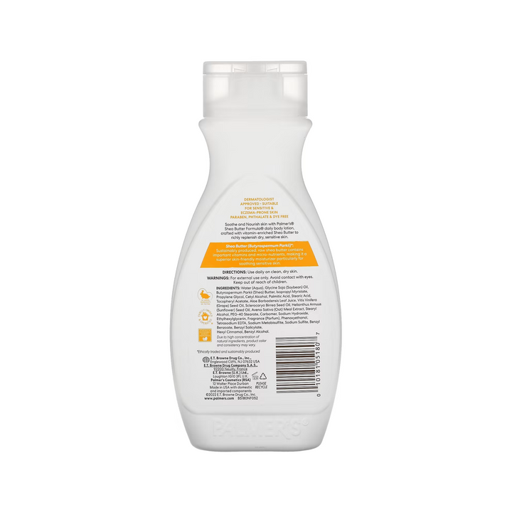 Palmer's Raw Shea Butter Formula Raw Shea Nourishing Daily Body Lotion - Deep Hydration for Sensitive Skin