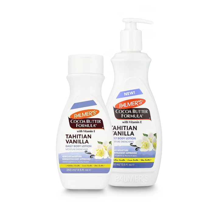 Palmer's Cocoa Butter Formula Tahitian Vanilla Daily Body Lotion - Moisture-Drenching Hydration with Cocoa & Shea Butter