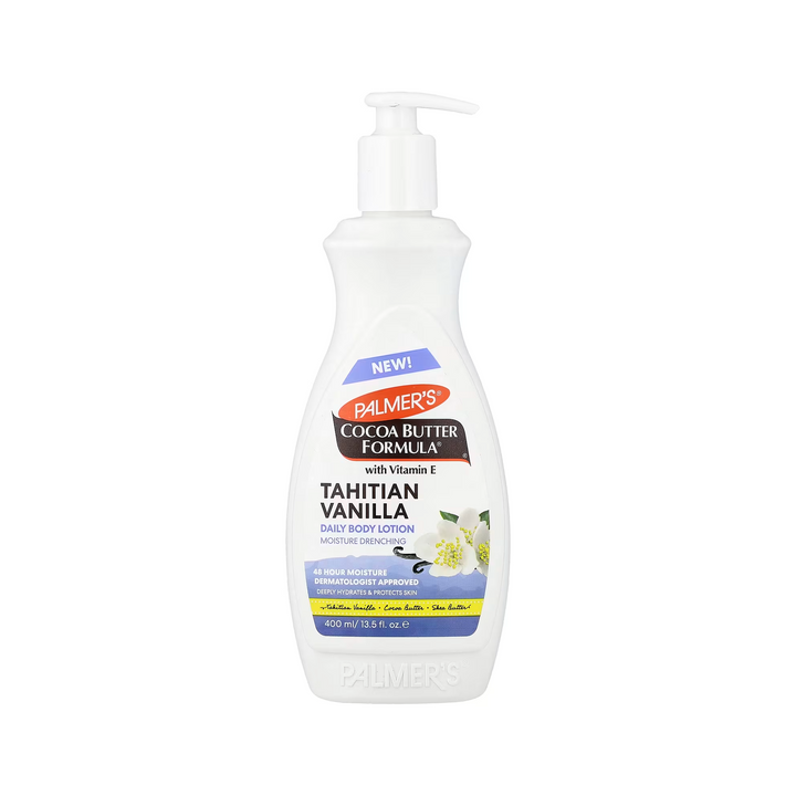 Palmer's Cocoa Butter Formula Tahitian Vanilla Daily Body Lotion - Moisture-Drenching Hydration with Cocoa & Shea Butter