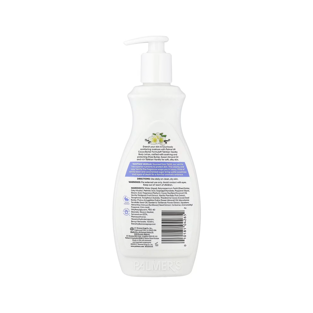 Palmer's Cocoa Butter Formula Tahitian Vanilla Daily Body Lotion - Moisture-Drenching Hydration with Cocoa & Shea Butter
