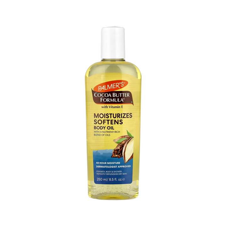 Palmer's Cocoa Butter Formula Moisturizes, Softens Body Oil with Vitamin E - Hydrating & Nourishing Skin Oil (250 ml)