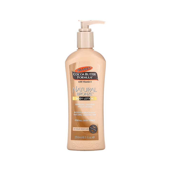 Palmer's Cocoa Butter Formula Natural Bronze Gradual Tanning Lotion with Vitamin E - Moisturising Self-Tanner for All Skin Tones (250 ml)