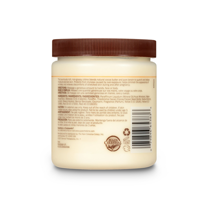 Queen Helene Cocoa Butter Creme - Face & Body Moisturiser for Dry Skin