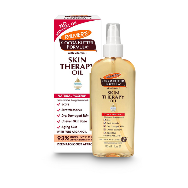 Palmer's Cocoa Butter Formula - Skin Therapy Oil with Vitamin E & Rosehip for Scars & Stretch Marks